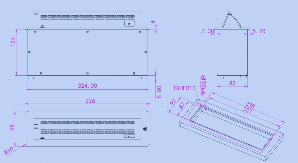 Ultra-Thin LCD Lift Monitor with 15.6 Inch Full HD Screen