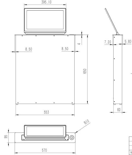 Aluminum Alloy Used in Video Conference Room Monitor Pop up