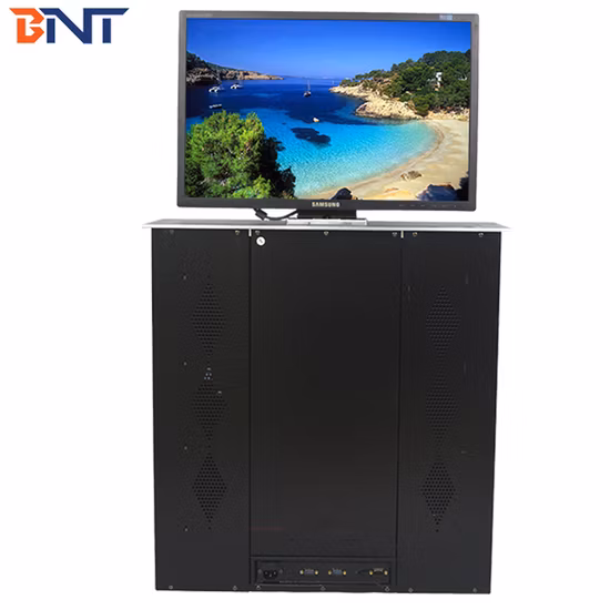 Складной передний конференц-стол на 16 градусов, 21,5-дюймовый автоматический всплывающий моторизованный выдвижной экранный подъемник для монитора